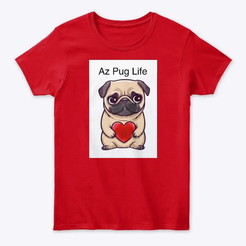 Red Az pug hugs