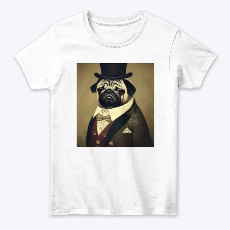 Top hat pug