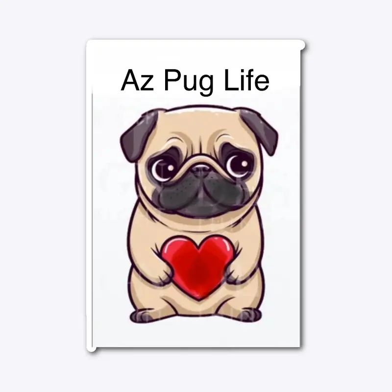 Red Az pug hugs