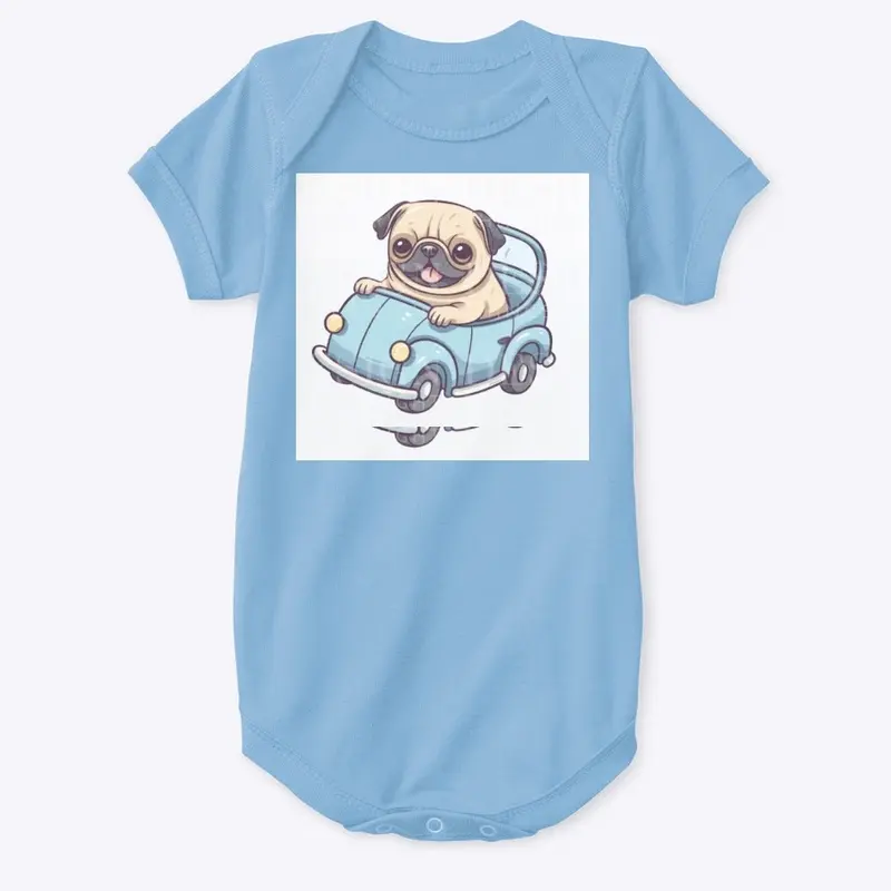 Blue baby pug