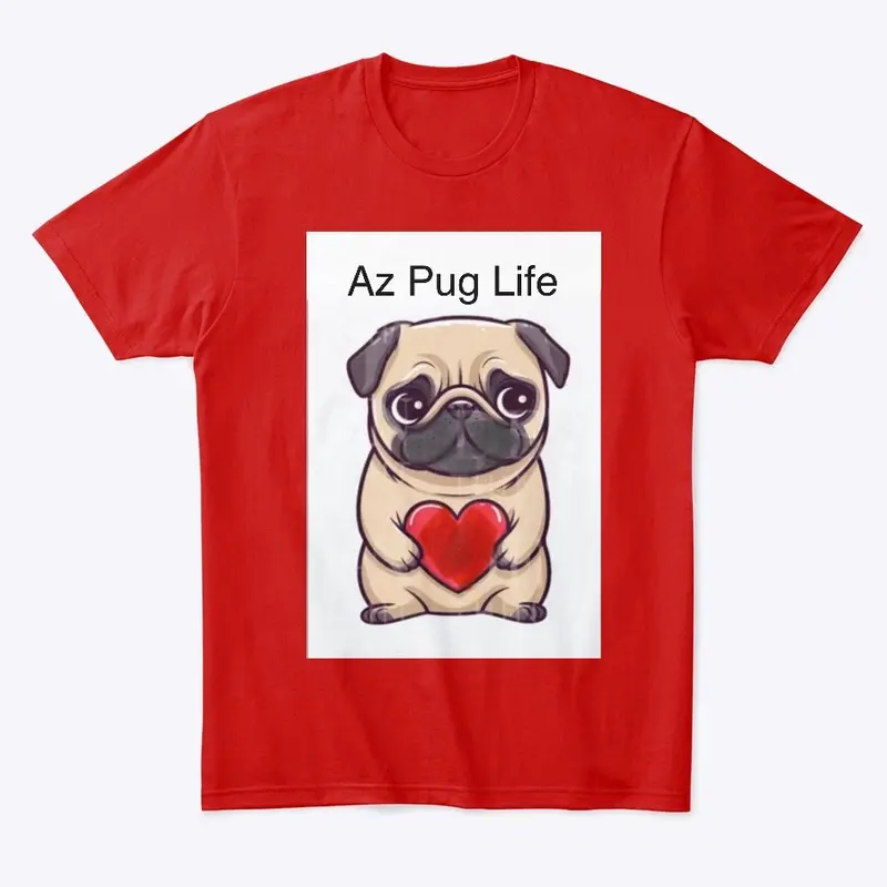 Red Az pug hugs