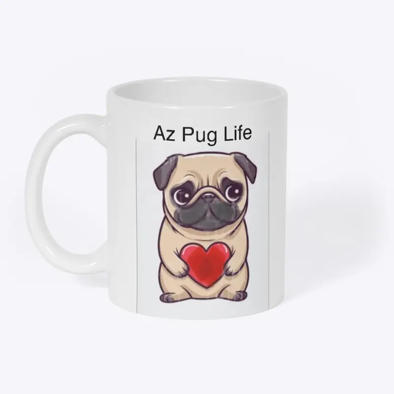 Red Az pug hugs